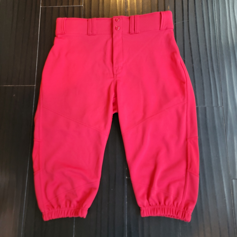 Mens Red Baseball Pants